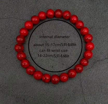 Natural jasper stretchable bracelets