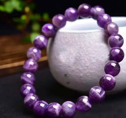 Natural  amethyst stretchable bracelets