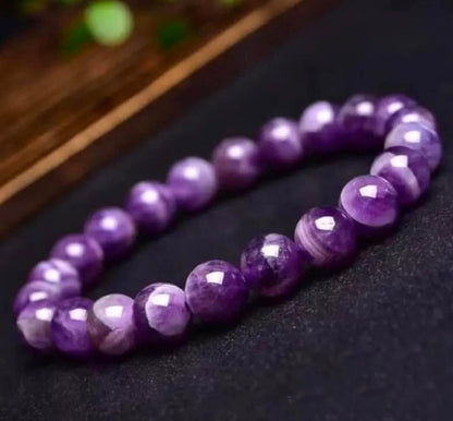 Natural  amethyst stretchable bracelets