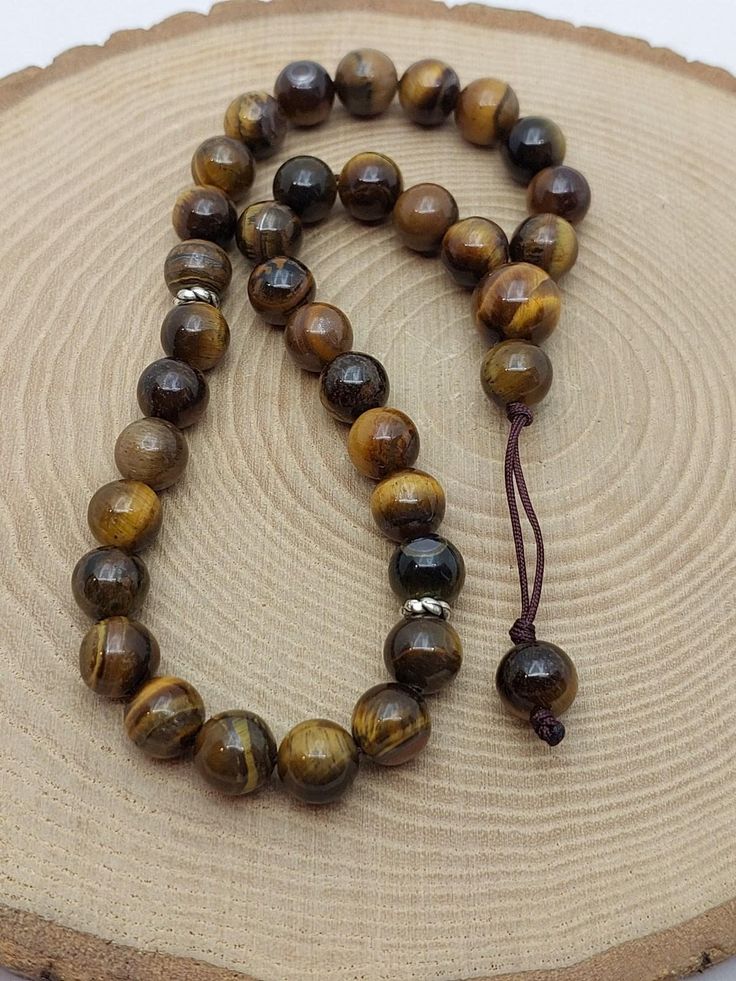 Tiger Eye beads 33 & 100 beads