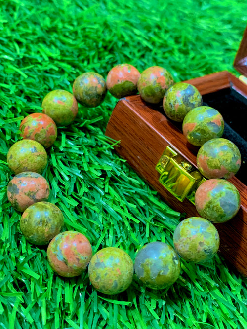 Unakite baracelet
