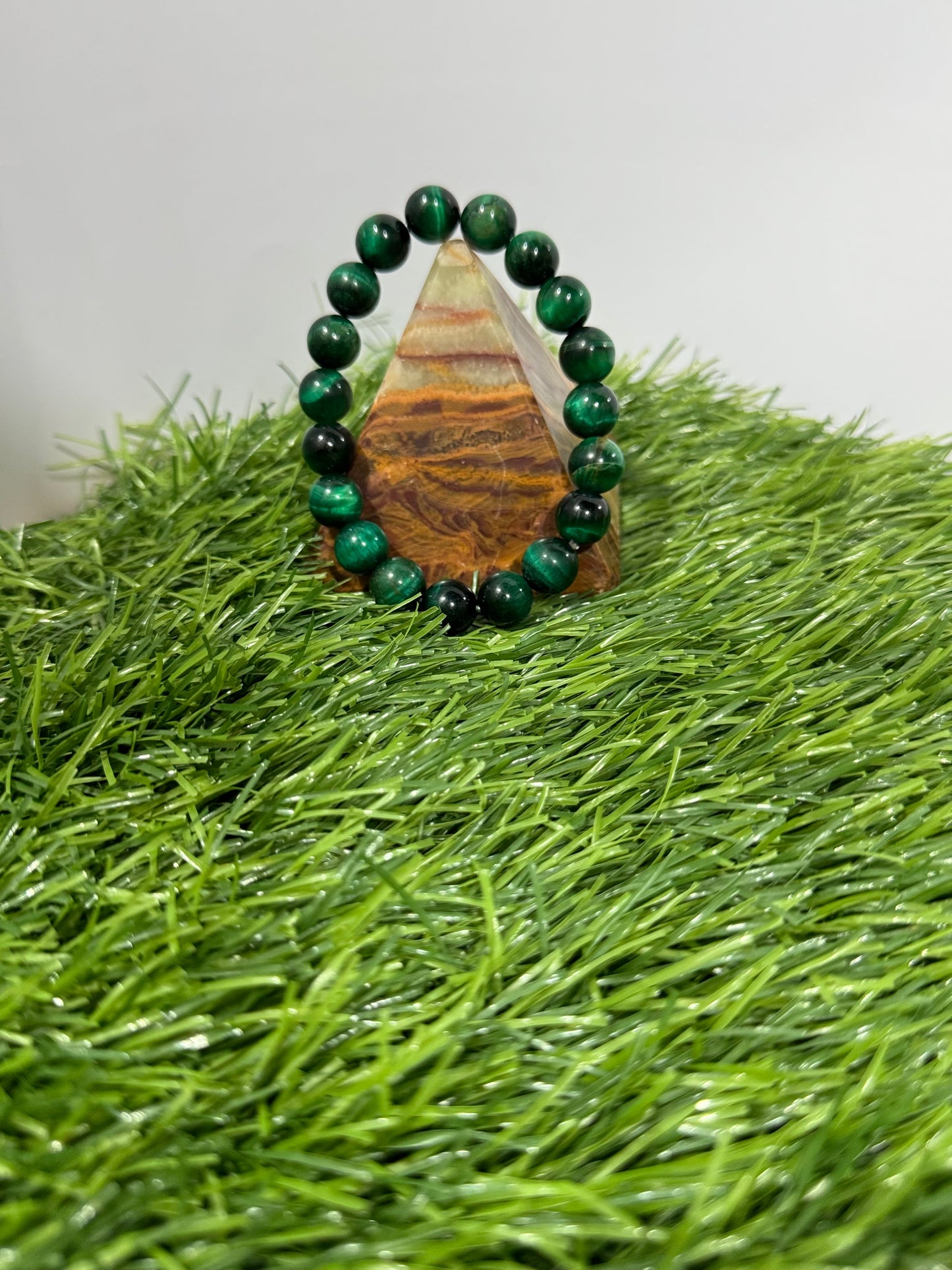 Natural  green  Malachite stretchable bracelets