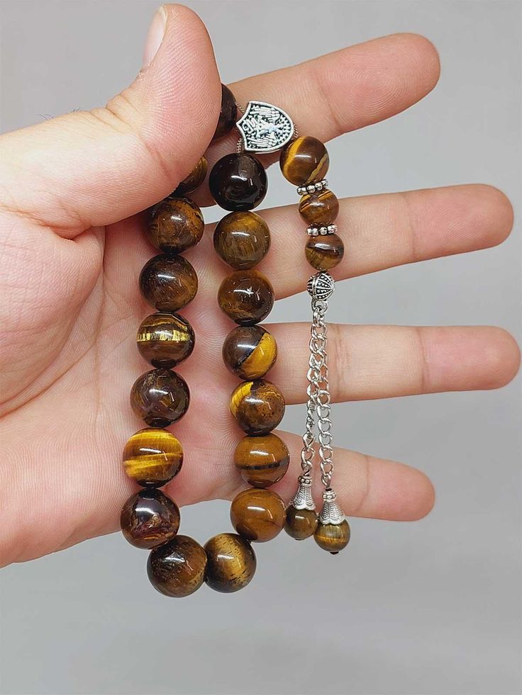 Tiger Eye beads 33 & 100 beads
